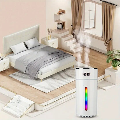 Mini Car Air Humidifier, Smart Colorful LED Light