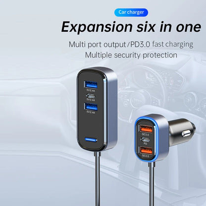 Car-Charger Multi 5 port USB