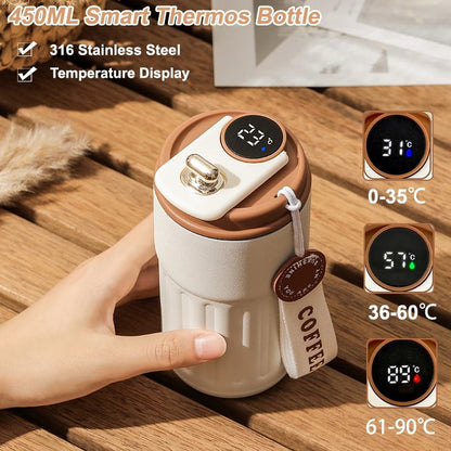 Travelling Mug | smart temperature | Stainless Steel | 450ml