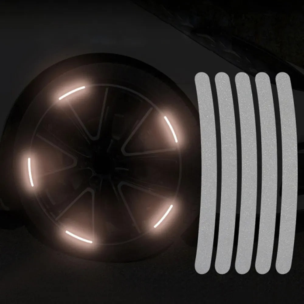 Car Wheel Hub Reflective Sticker 3d Stereo | Pack of 20pcs