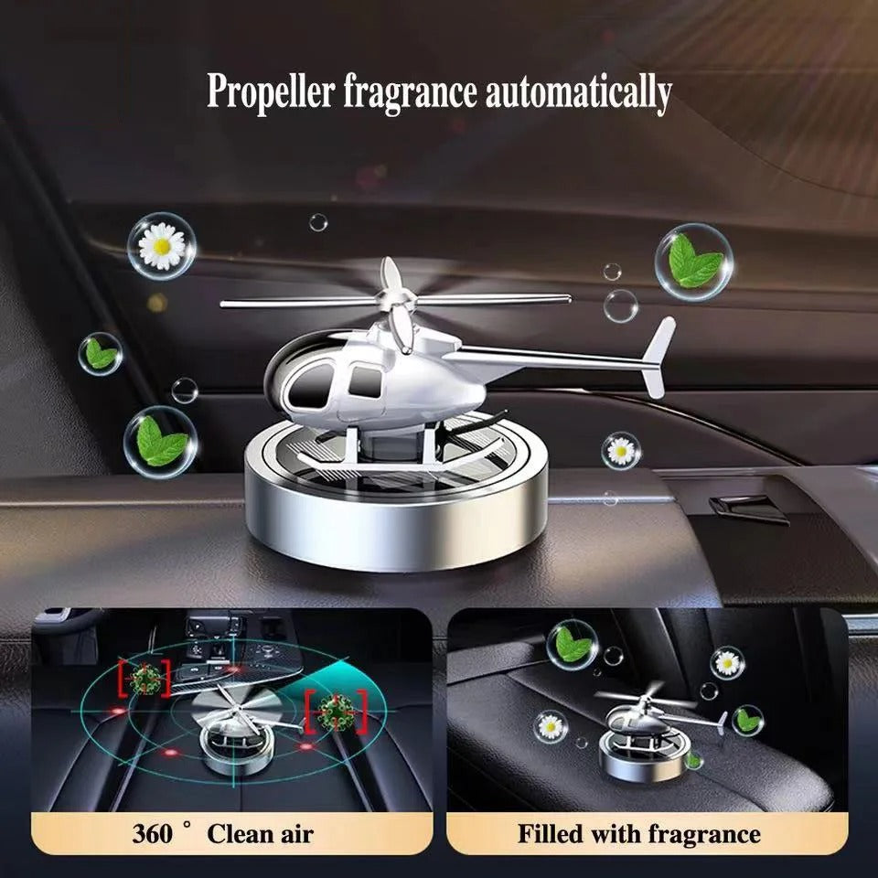 Car Perfume: Latest Solar Helicopter For Car Fragrance