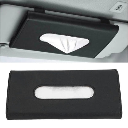 Car Sun Visor Leather Hanging Tissue Box