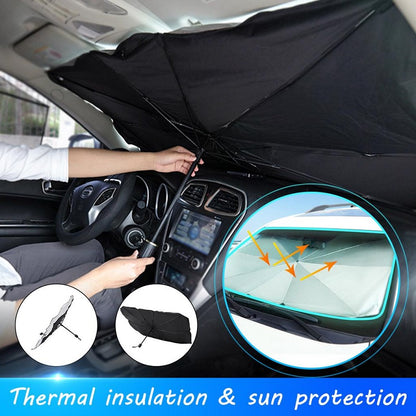 Compact Car Sunshade Umbrella